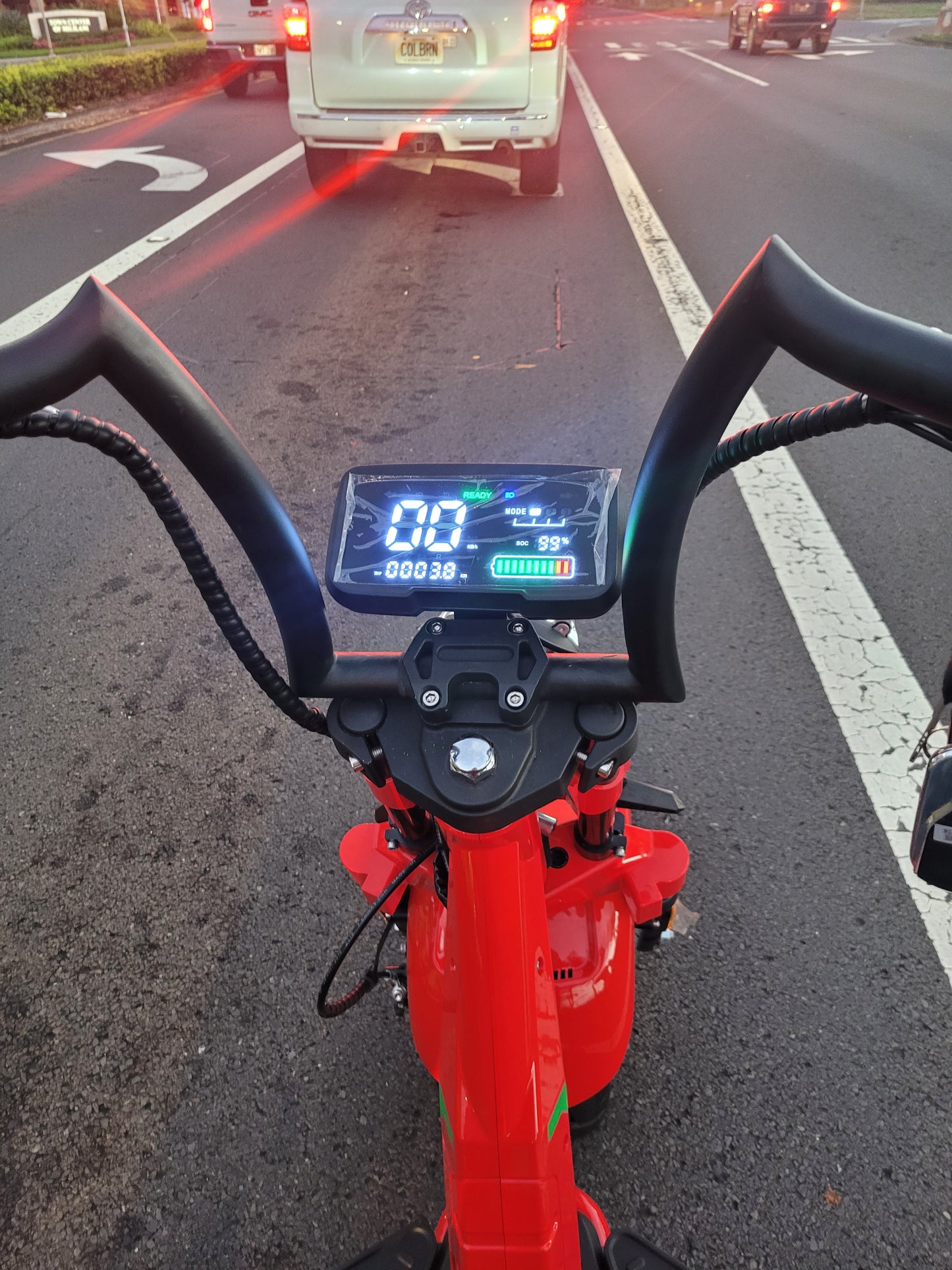 Red Electric Scooter