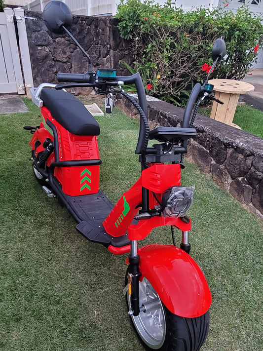 Red Electric Scooter